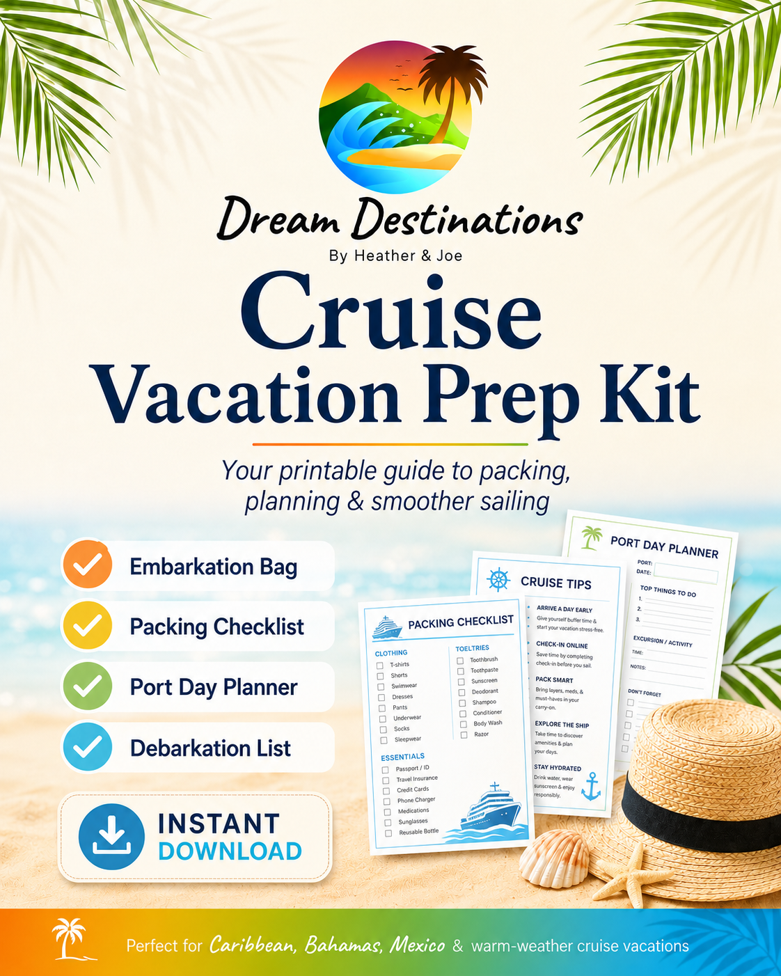 Cruise Vacation Prep Kit